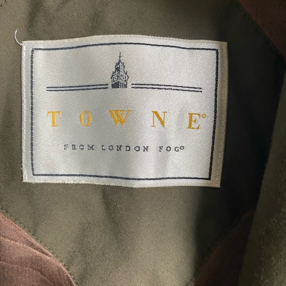 Vintage TOWNE from London Fog Long Trench Coat Size 44 Reg - Picture 6 of 15